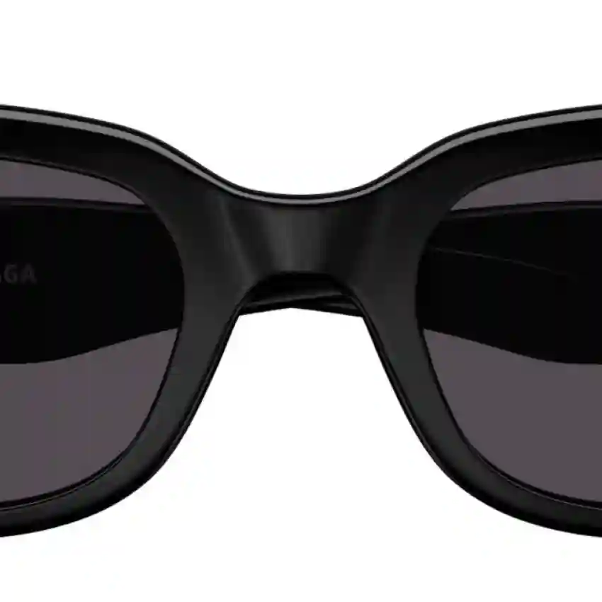 Balenciaga 0310SK-001 53 Sunglass WOMAN RECYCLED BLACK-BLACK-GREY