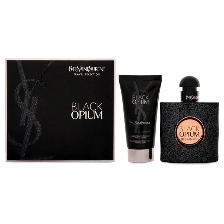 Set Cadou Yves Saint Laurent Black Opium EDP 50 ml + Loțiune De Corp  50 ml