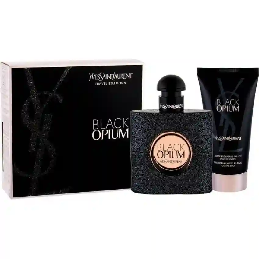 Set Cadou Yves Saint Laurent Black Opium EDP 50 ml + Loțiune De Corp  50 ml