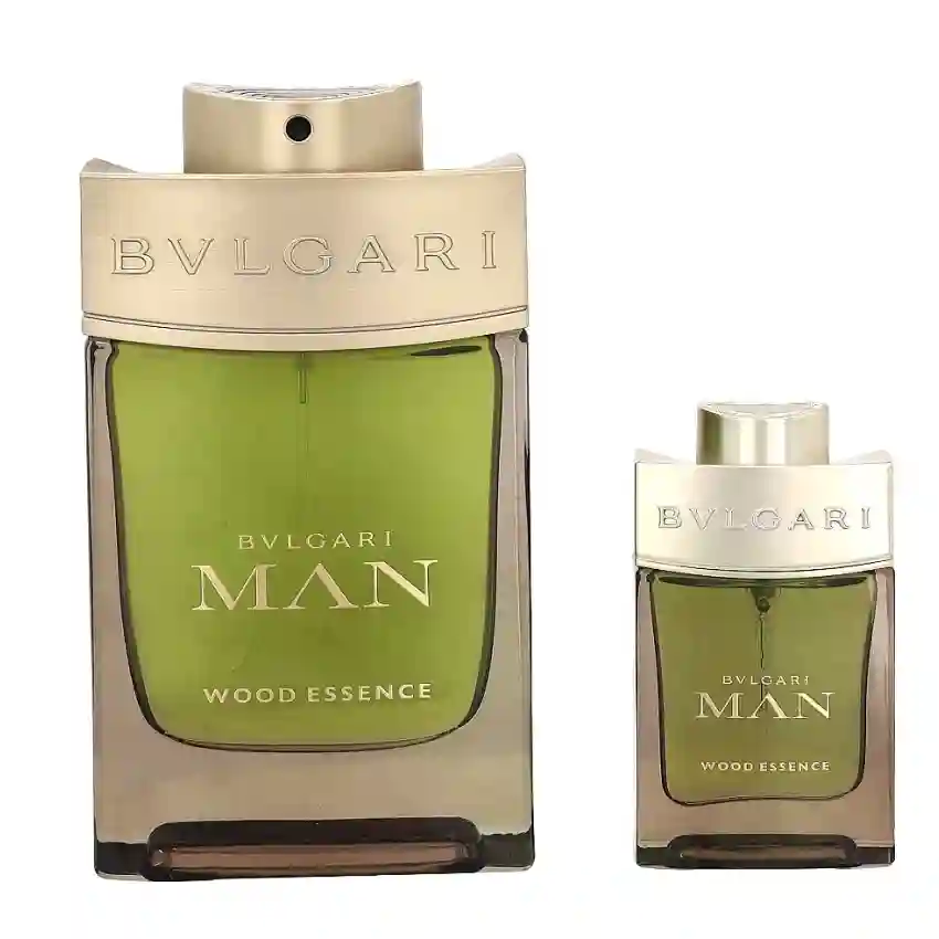 Set Cadou Bvlgari Man Wood Essence EDP 100 ml + Travel Spray EDP 15 ml