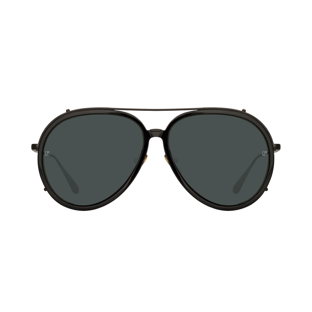 linda-farrow-ochelari-de-soare-unisex-negru-auriu-aviator-maverick-301634-1