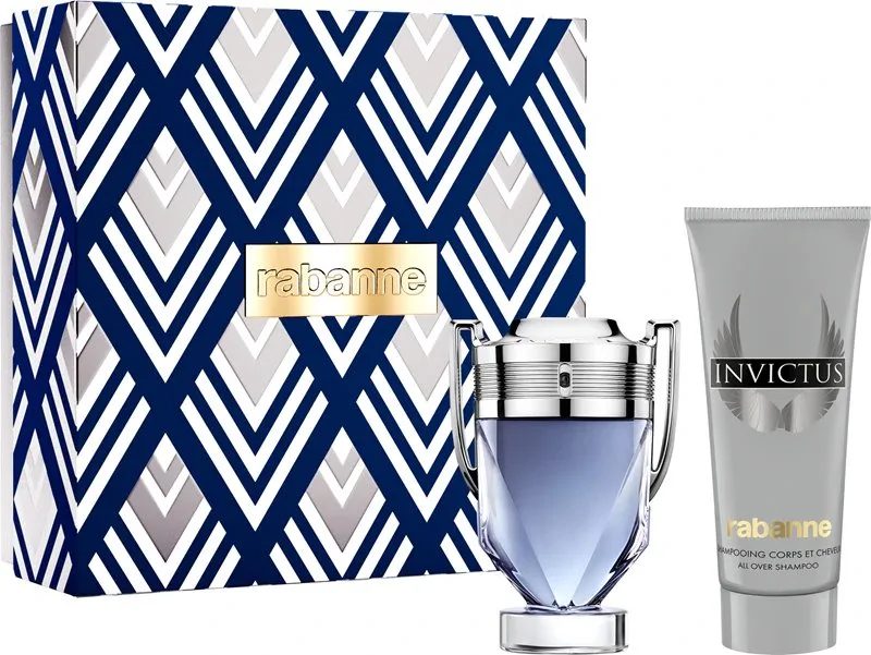 Rabanne Invictus Edt 100ml + All Over Shampoo 100ml